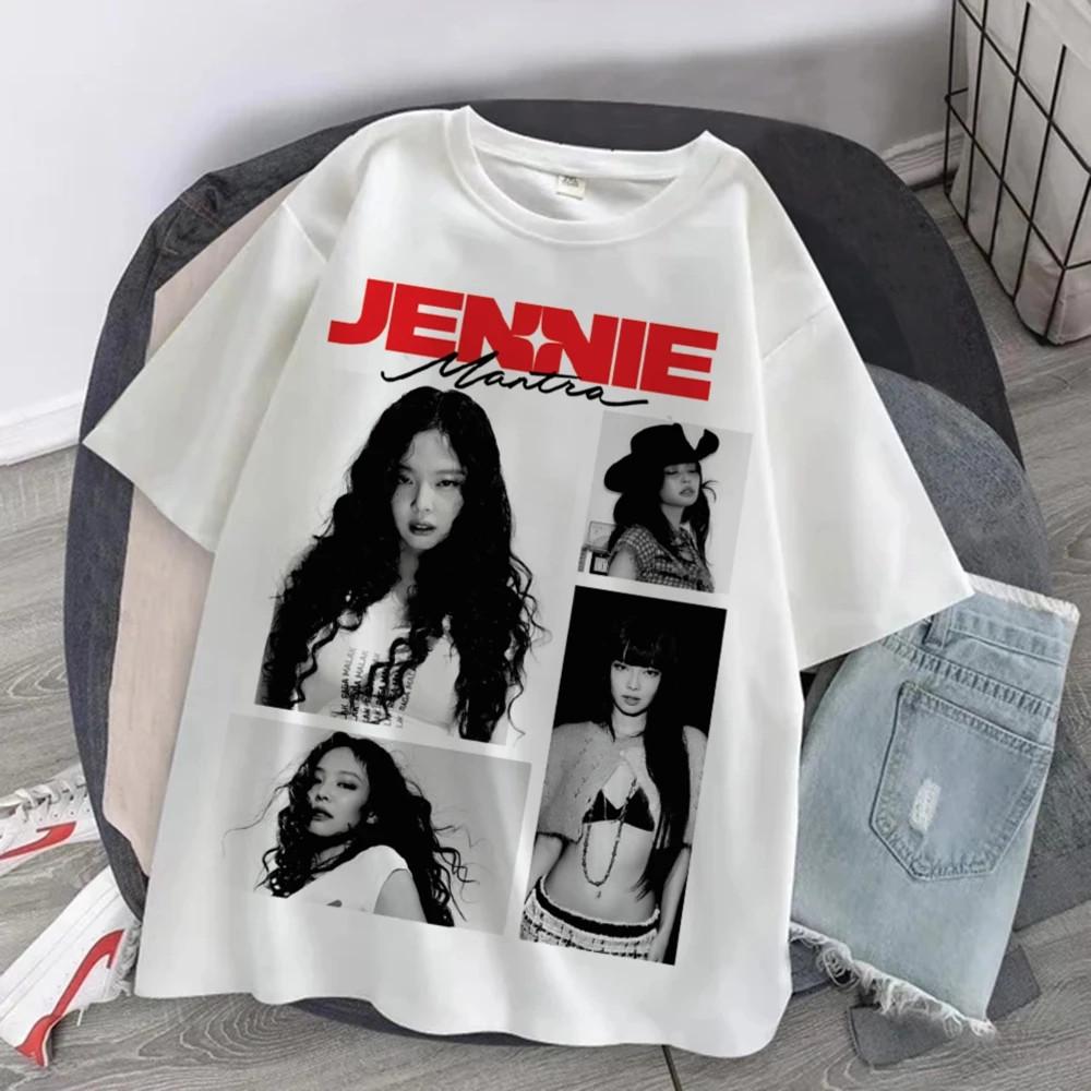 JENNIE Mantra Kpop Fans T-Shirt Jennie Black Pink Unisex Kurzarm Unisex T-Shirt