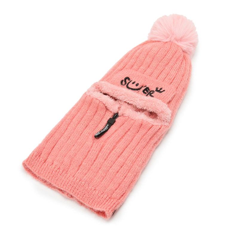 Damen Winter Dicke Warme Gestrickte Mützen Kappen Hüte Damen Vollgesichtsbedeckung Outdoor Ski Reitkappe Mütze Für Damen