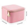 Portable Jewelry Box with 6 Compartments Compact Jewellery Storage Case Jewelry Holder Stylish Valentines Day Gift