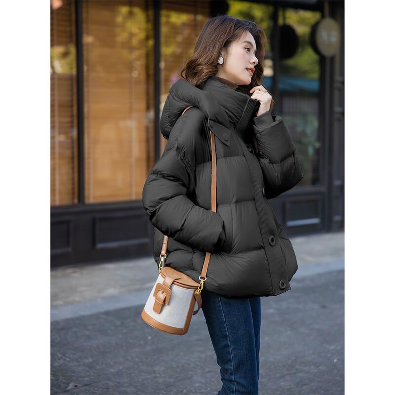 MOKANA Women's Elegant Long-Sleeve Down Jacket MKNJD3115