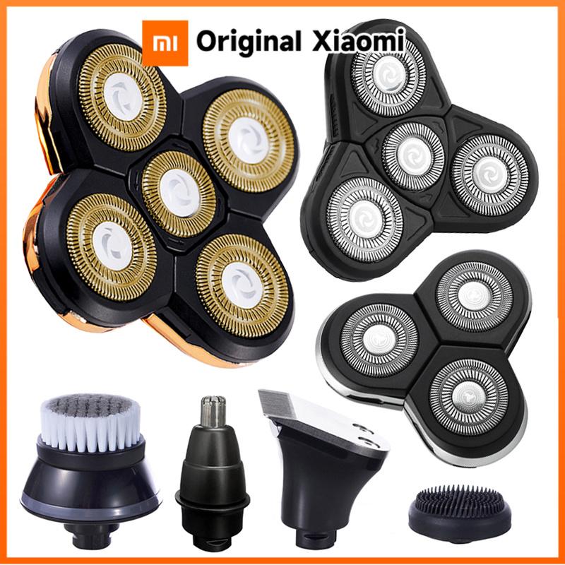 Xiaomi Replacement Electric Shaver Head Nose Trimmer Hair Clipper Facial Cleaning Brush Massage Head Spare 3/4/5 Cutter Floating Head