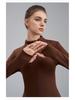 Damen Schlankmachende Fleece-Yoga-Jacke - Stehkragen, Verdickt für Herbst/Winter