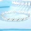 Silver Fashion Multiple Styles Bracelet Chain For Women Fashion Wedding Party Beautiful Jewelry Gift CLE