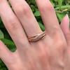 Unusual  Rose Gold Ring Earrings Sets Black White Natural Zircon Cross Geometry Rings For Women Vintage Jewelry Sets