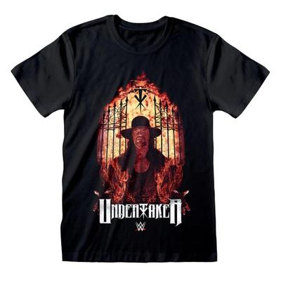 WWE Unisex Erwachsenen Undertaker Flames T-Shirt