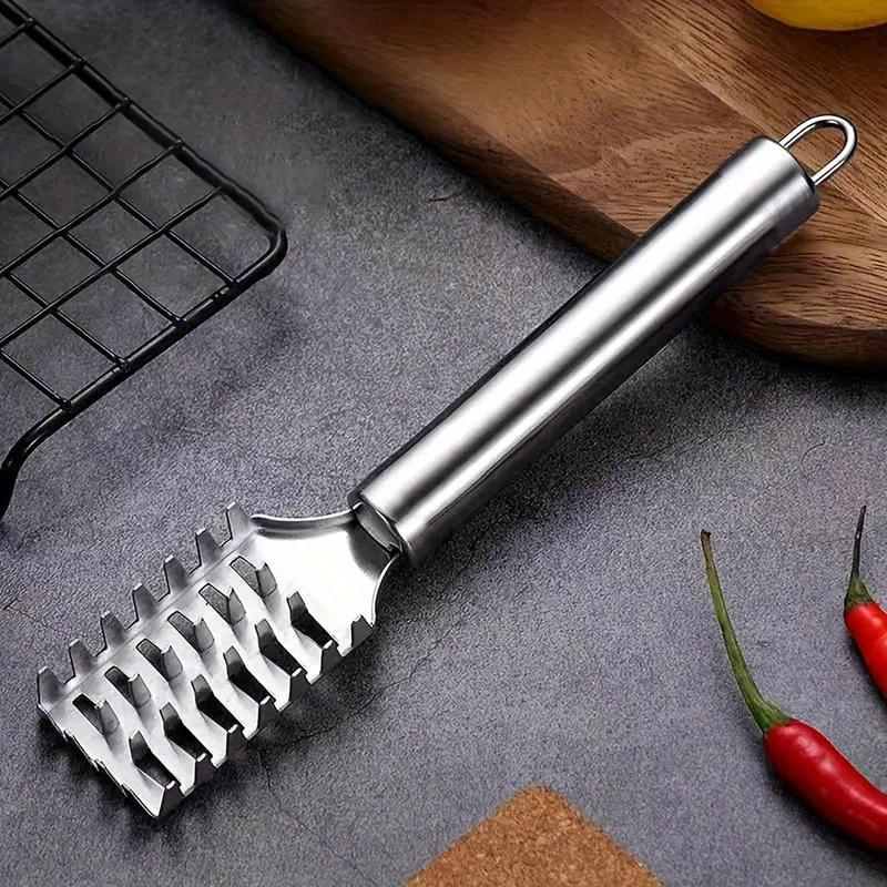 Multifunctional Fish Scale Scraper With Sawtooth For Fast And Easy Scaling And Fish Cleaning, Suitable For Restaurant Kitchen