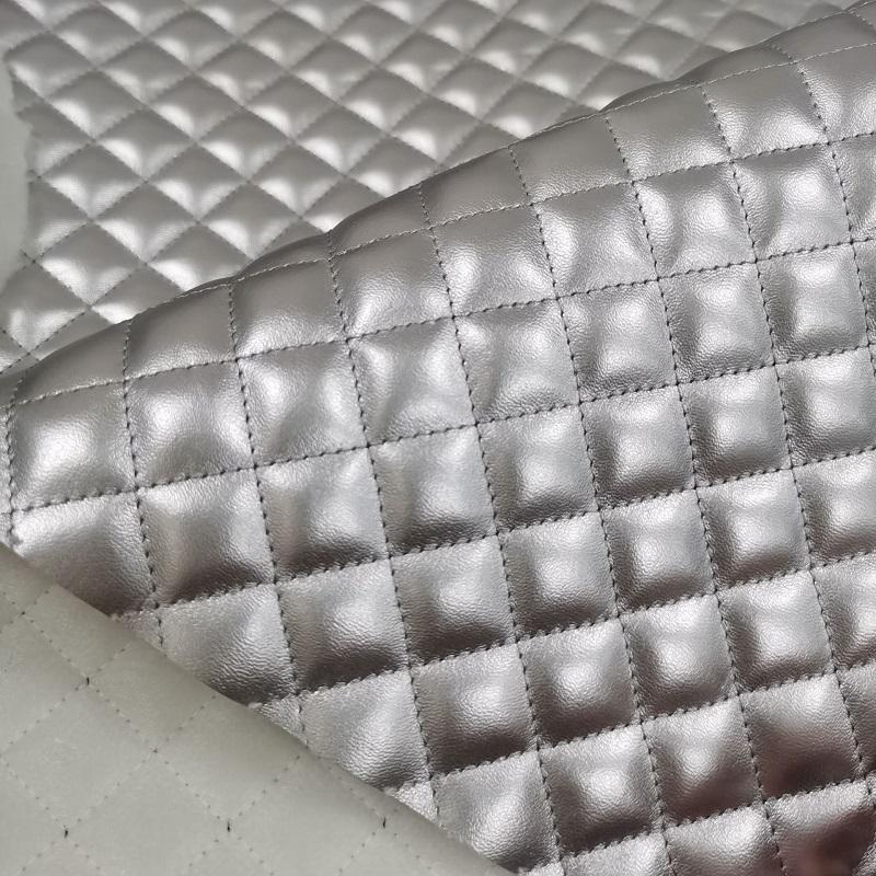 90*140cm Silná houba Umělá PU kůže Látka Vyšívaná DIY Interiér auta Čalounění Čelo postele Nábytek Materiál na tašky na boty