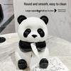 Panda Ceramic Tissue Box Holder - Creative Cartoon Napkin Dispenser for Living Room Decor