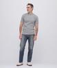 Avirex Official Mini Waffle Crew Neck Short 014 Gray T-Shirt, Sleeve, Men's XL, 6143150,