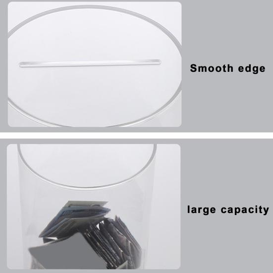 Nietłukliwa Przezroczysta Skarbonka Kreatywna DIY Akrylowa Skarbonka