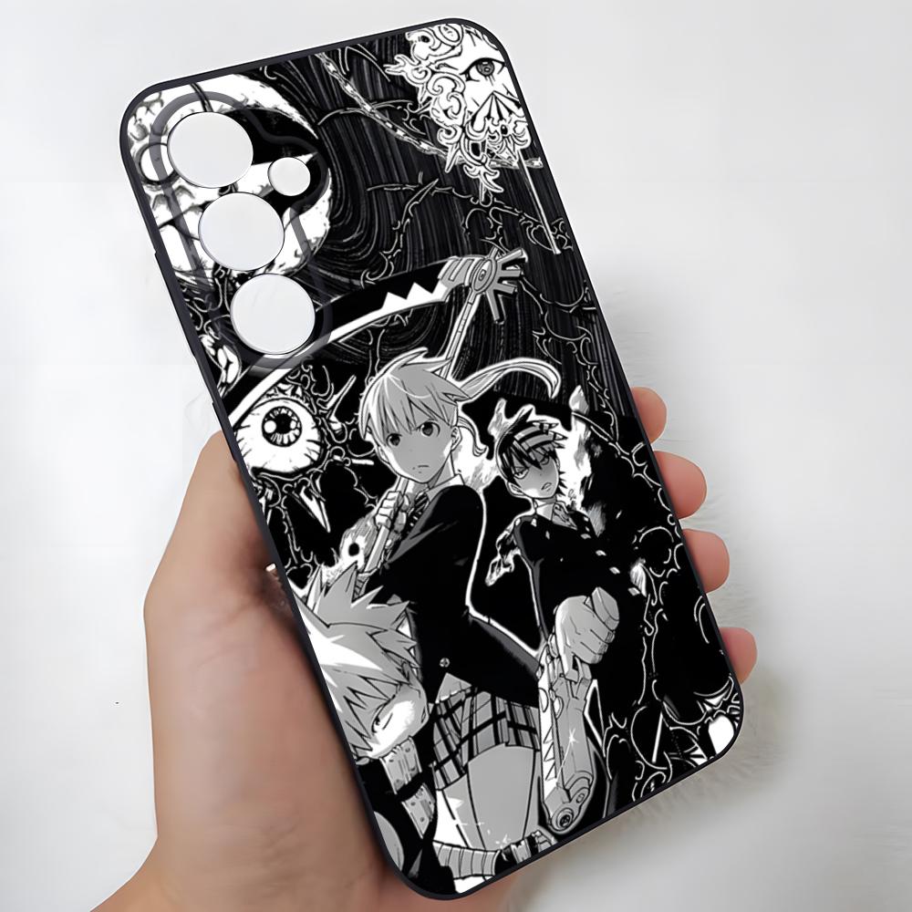 

Classic S-soul Anime E-eater Phone Case For Samsung S25 Edge S24 S23 S22 S21 S20 Ultra Plus Fe Galaxy A54 A53 A34 A25 A16 Cover Samsung S21