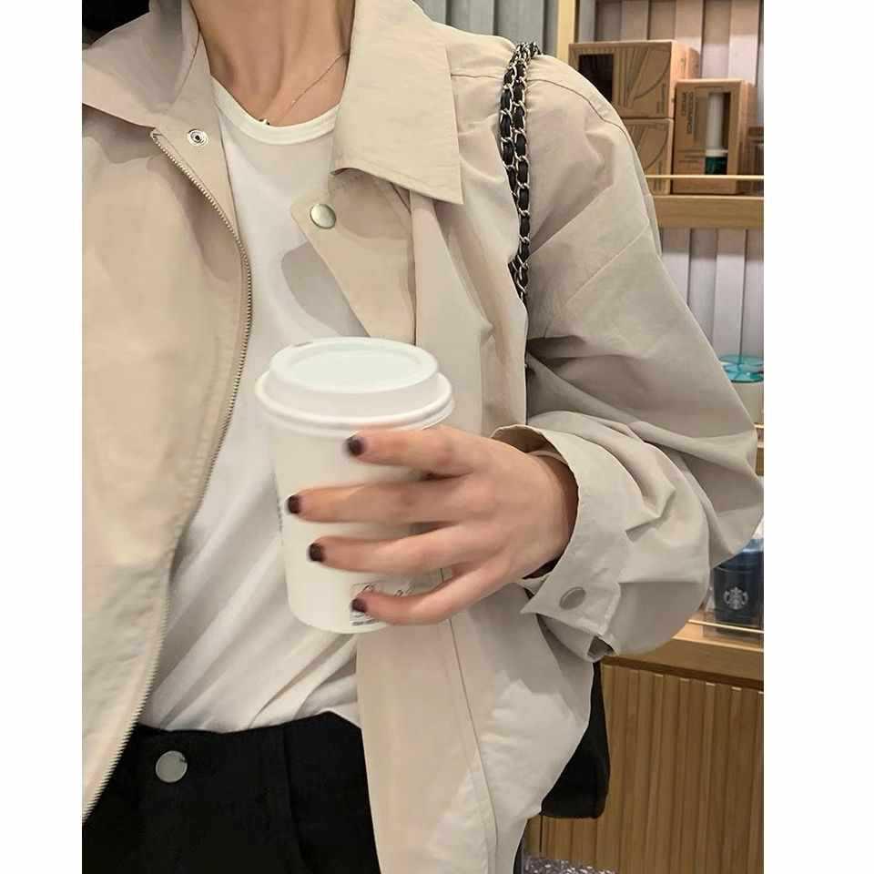 Korean Style Casual Versatile Women's Short Jacket