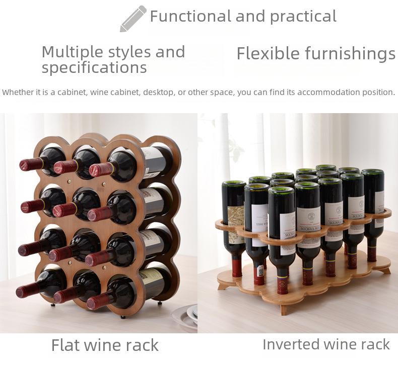 Xiao Zhujiang Europäischer Stil Arbeitsplatten-Weinregal mit Gitterornamenten