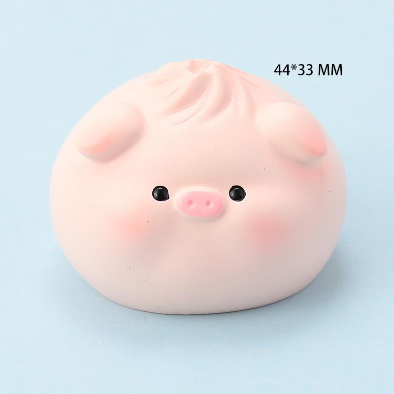 Cute Pig Mini Cartoon Resin DIY Accessories Micro Landscape Desktop Decoration Fun Animal Home Decor Crafts