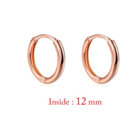 925 Sterling Silver Big Circle Stud Earrings for Women New Fashion Exaggerated Party Jewelry Gifts Prevent Allergy