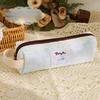 Girl Pencil Case With Polyester Mesh Large Capacity For School And Office Use