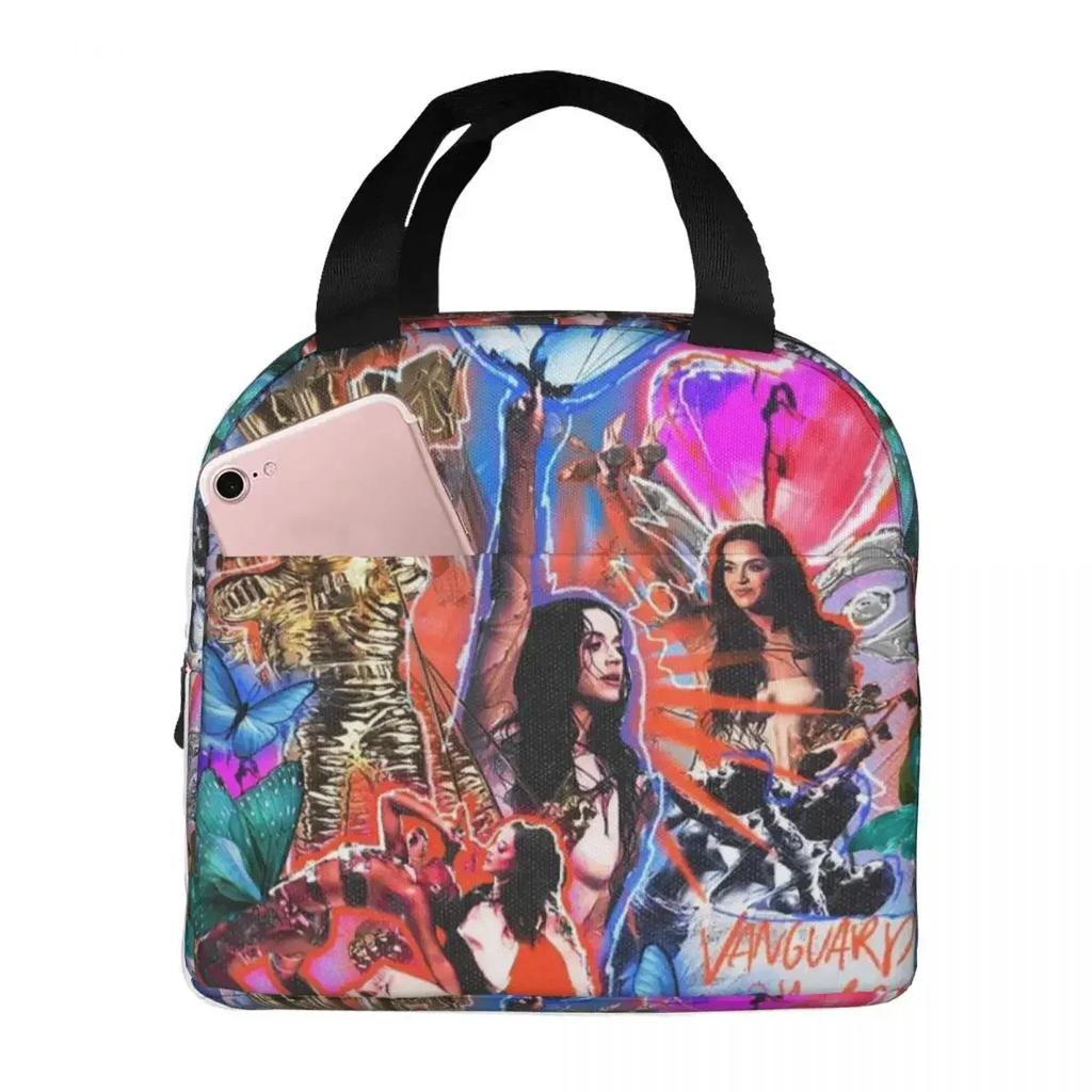 Katys Perrys The Lifetimes Tour 2025 Y2K Insulated Lunch Bag for Women Office Cooler Thermal Food Box Tote Lunch Boxes Container