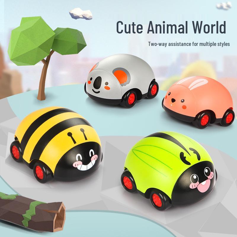 

Insect Beetle & Bee Pull-Back Cartoon Car for Kids
