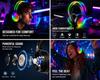 Light-Up Gaming Headset: Wireless Over-Ear Headset with Gradient RGB Lighting Effects