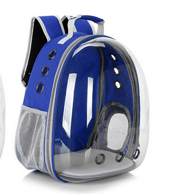 Transparent Space Capsule Pet Backpack for Cats & Small Dogs