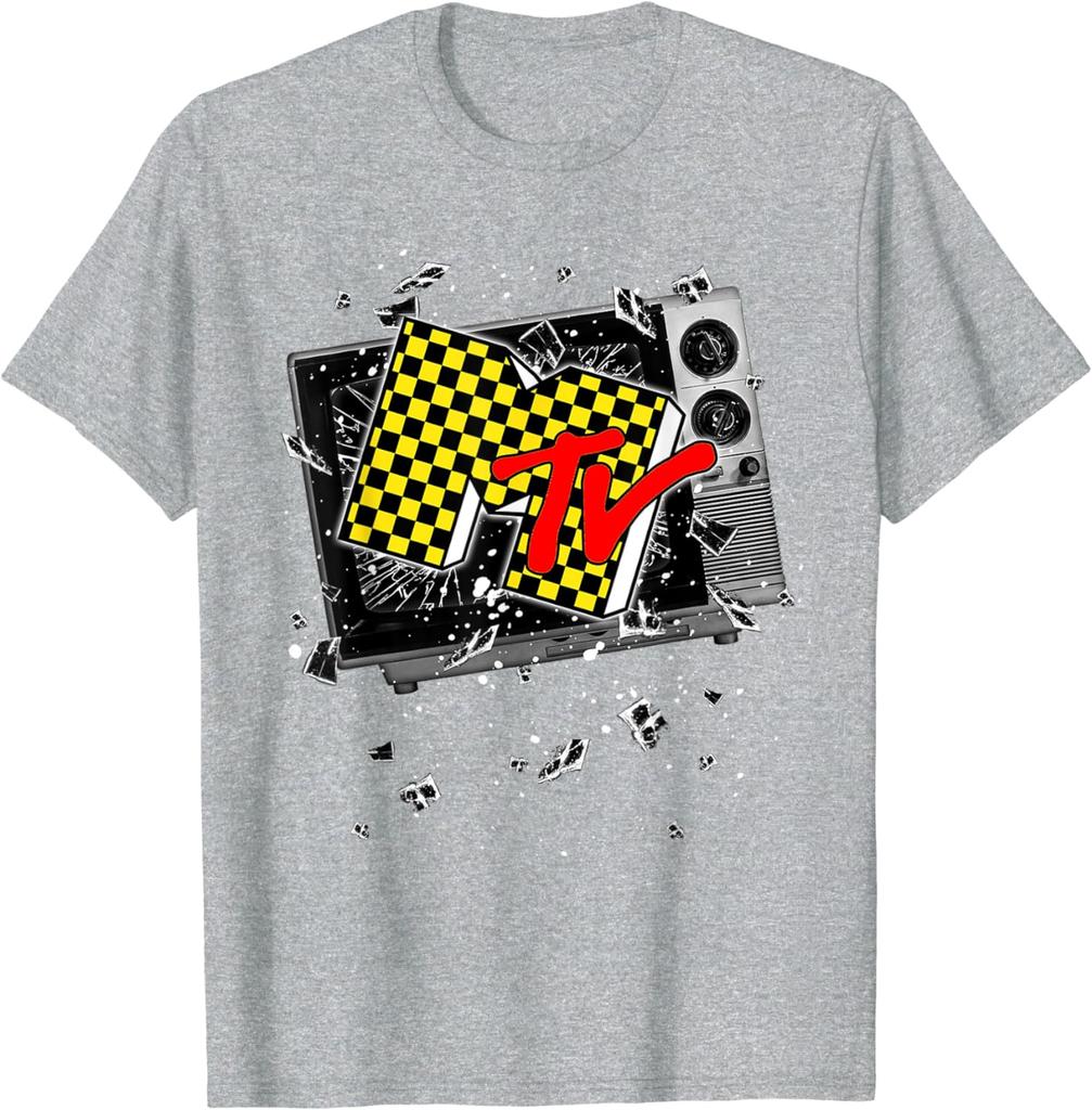 MTV Checker Board Breaking Tv TShirt