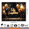 2D Flat Banner, Happy Birthday Banner In Spanish Language with Balloons, Indoor and Outdoor Yard Decoration Banner