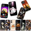 for Apple iPhone 16 15 14 Plus 13 12 Mini 17 Pro Max + ProMax 16E Air 15+ Cover Case Little Ghost With H-Halloweens Pumpkin