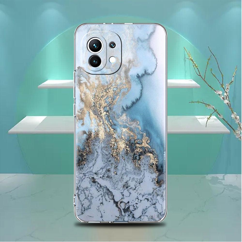 

Мраморный прозрачный чехол для Xiaomi Mi Poco X3 NFC M3 Pro F3 F1 11 Lite 12 Note 10 11T 9T, прозрачный чехол для телефона Xiaomi Poco F3