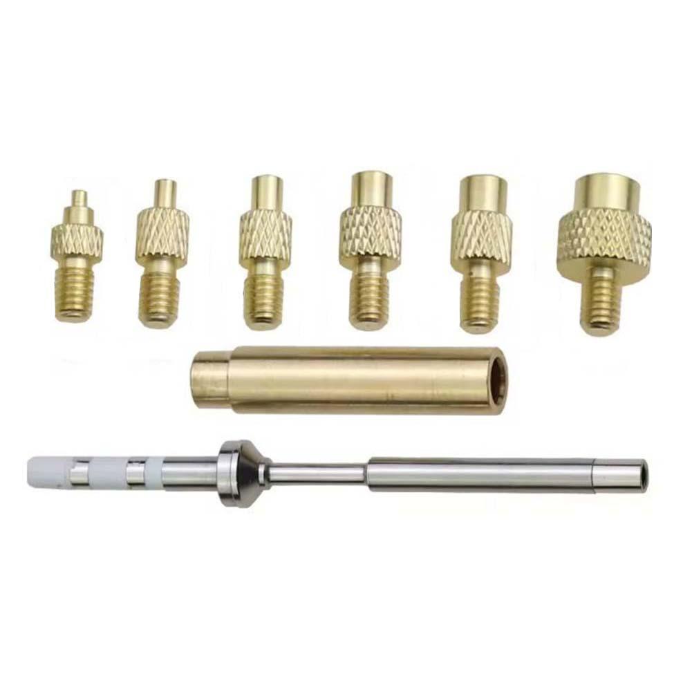 1set TS100 Thermal Insert Nut Trimming Tool Soldering Iron Tip Dressing Tool For 3D Printing Materials Engraving Hot-melt Crafts