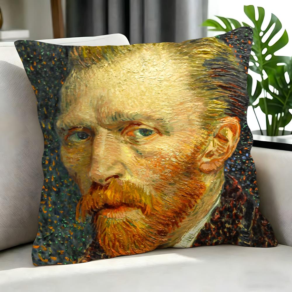 artist Vincent van Gogh Cushion Cover Cushion Cover Set Pcs x x x Pillowcase Decorative Sofa Home Decor