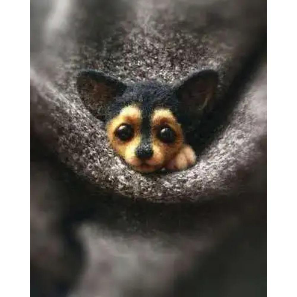 

Шерстяной фетр Поке Ручная работа DIY Материал Кит Шерстяная игла Не готовый Кот Лиса Енот Животное Брошь Плюшевая кукла Женская сумка Подвеска