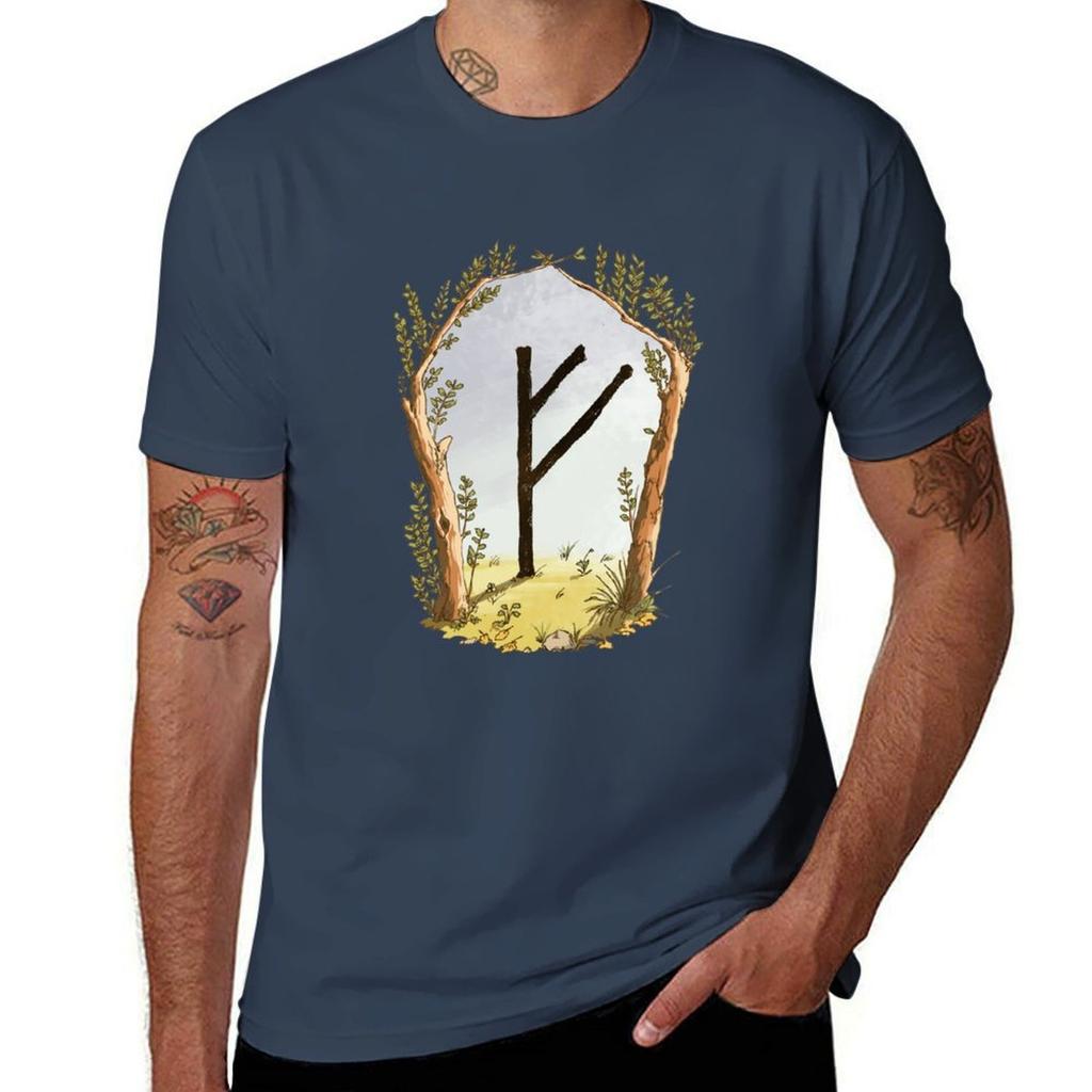 Fehu TShirt Classic Basic Casual TShirt