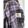 Autumn and winter atmosphere imitation cashmere scarf women's warm retro student long shawl cold scarf men