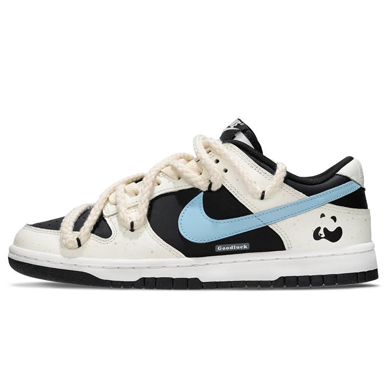 Nike Dunk Panda, Blueberry Low top Skateboard Shoes Men's White Blue DD1391-100(Team62-)