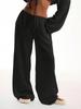 **2025 Summer Women's Solid Color Casual Loose Pants – European and American Style**