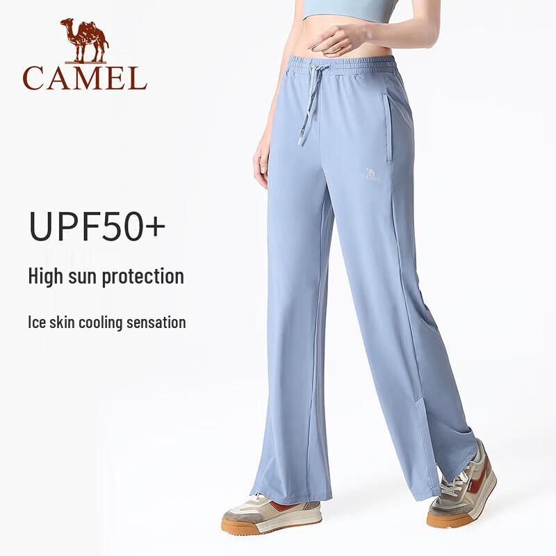 CAMEL Women s Ice Silk Sun Protection Loose Yoga Pants S
