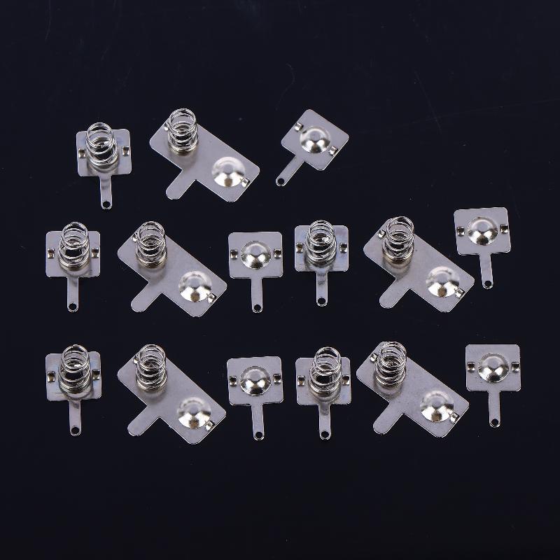 5/10Sets No. 7 Battery Spring Piece Toy AAA Battery Positive And Negative Conversion Spring Contact Plate
