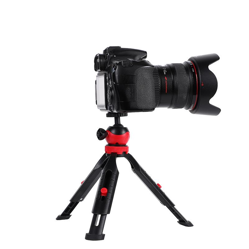2-section Retractable Mobile Phone Tripod SLR Mobile Phone Camera Support Bracket Desktop Video Live Broadcast Bracket Tripod