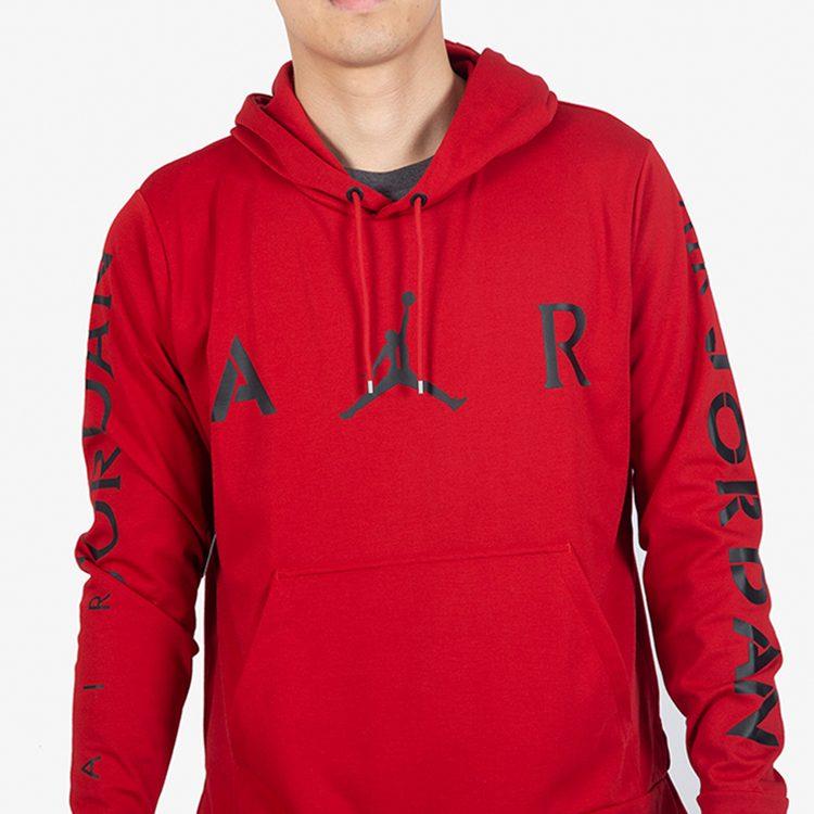 Jordan Sweatshirts Men's Gym Red Hooded Moderate Regular CK1345-687