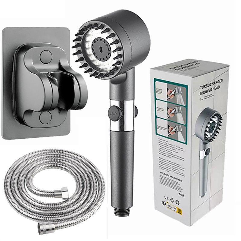 Ultra-Strong Supercharged Massage Shower Head Set with Filter & Hose