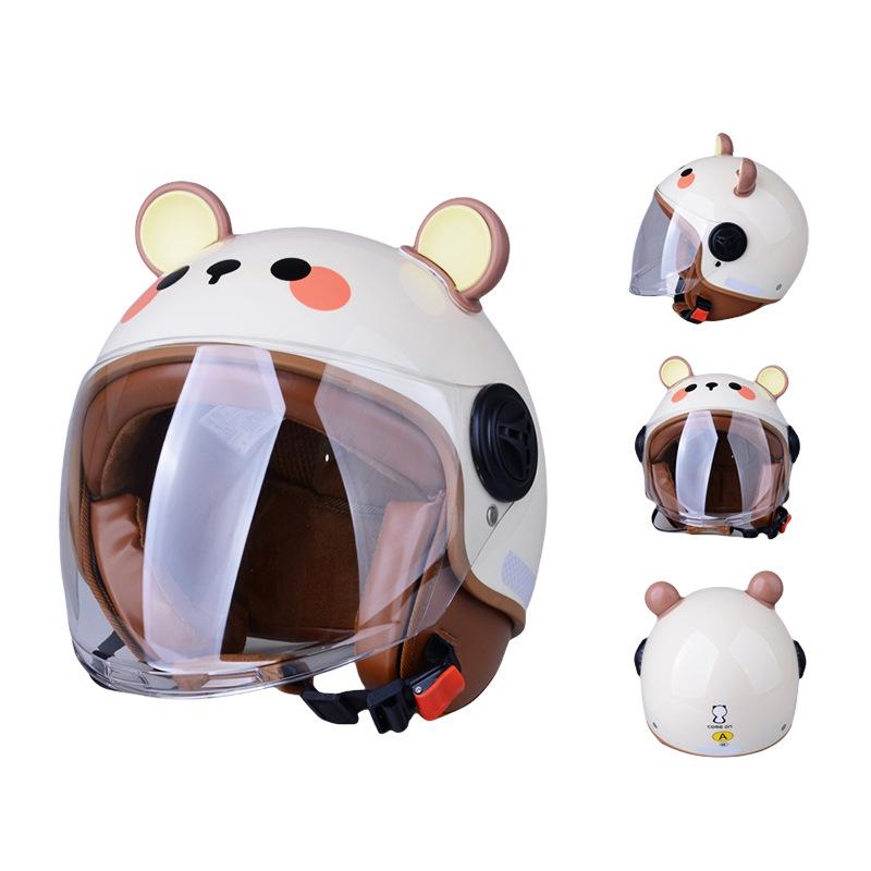 

New Parent-child Helmet Motorcycle Helmet Bicycle Electric Vehicle Cartoon Helmet