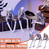 Halloween Hanging Leg Skeleton Decoration Supplies Halloween Resin Ornaments Festival Scene Layout Props