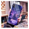 Santa Christmas Tree Glass Phone Case For iPhone 17 Pro Max Air 17 16 15 14 13 Pro Max 15 16 Pro 15Plus Case