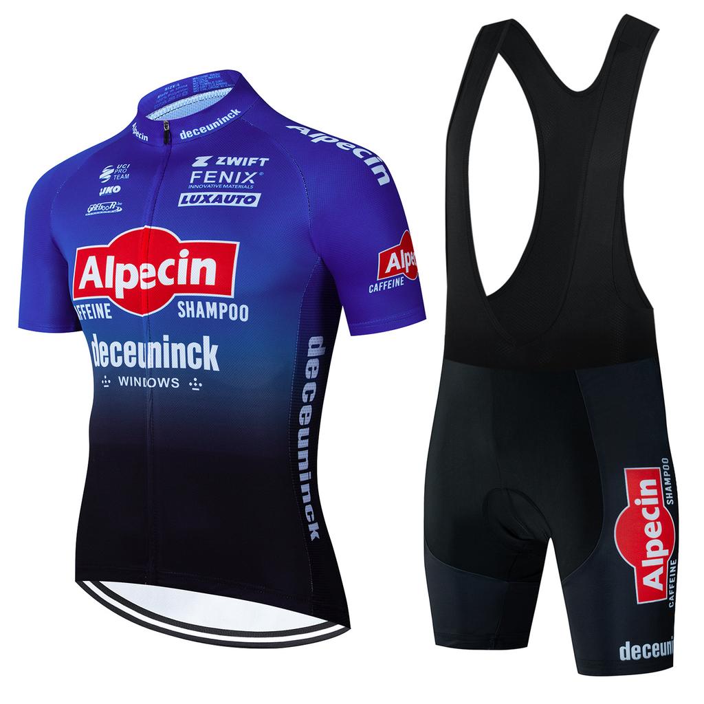 Tour De France Team Cycling Jersey Men's Short Sleeve Summer Shirt Breathable Quick Dry Outdoor Sportswear Mountain Clothing Set