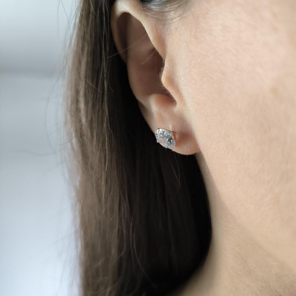 Silver Earrings with Cubic Zirkonia (2207634)
