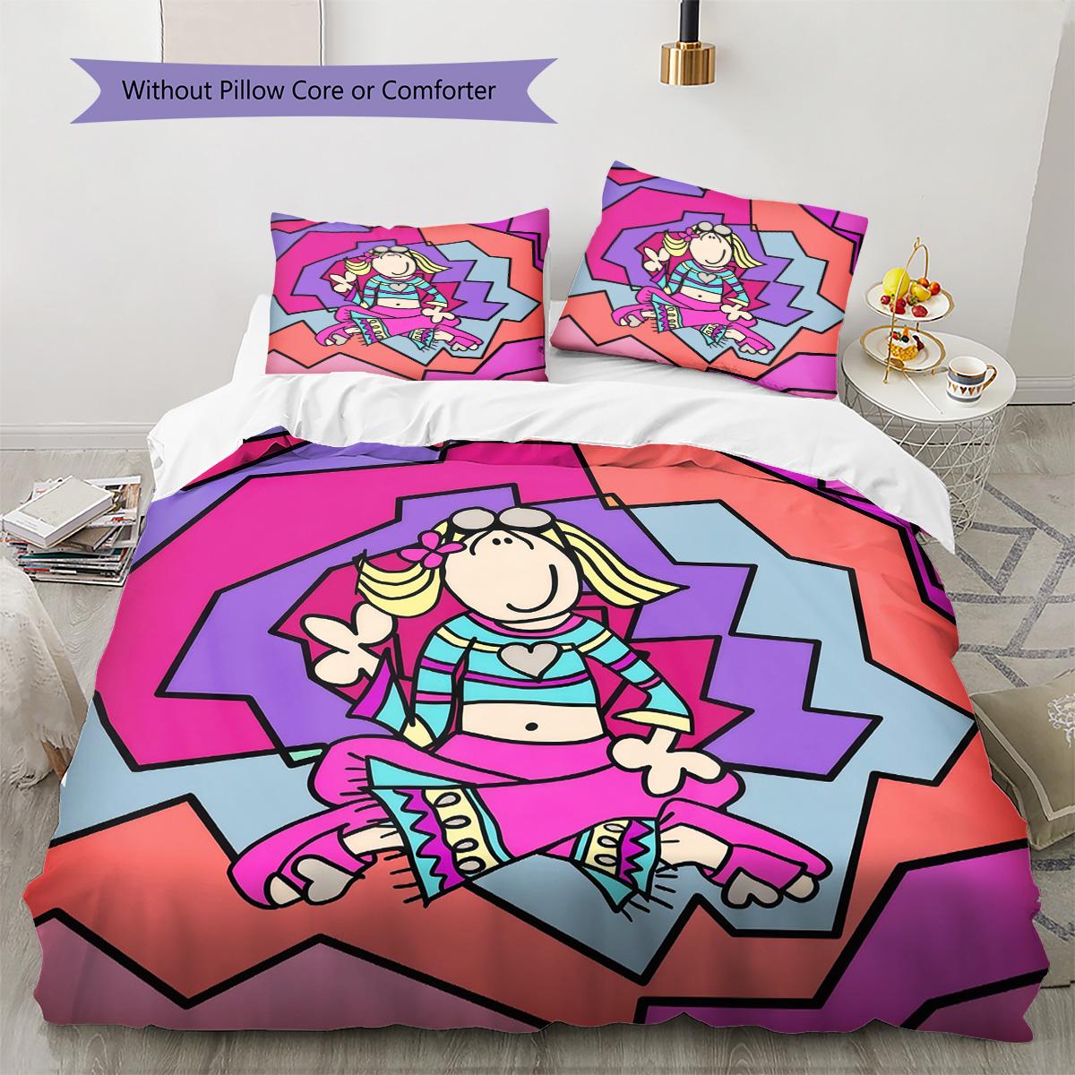 Groovy Chick2 Pattern Bedding Quilt Set
