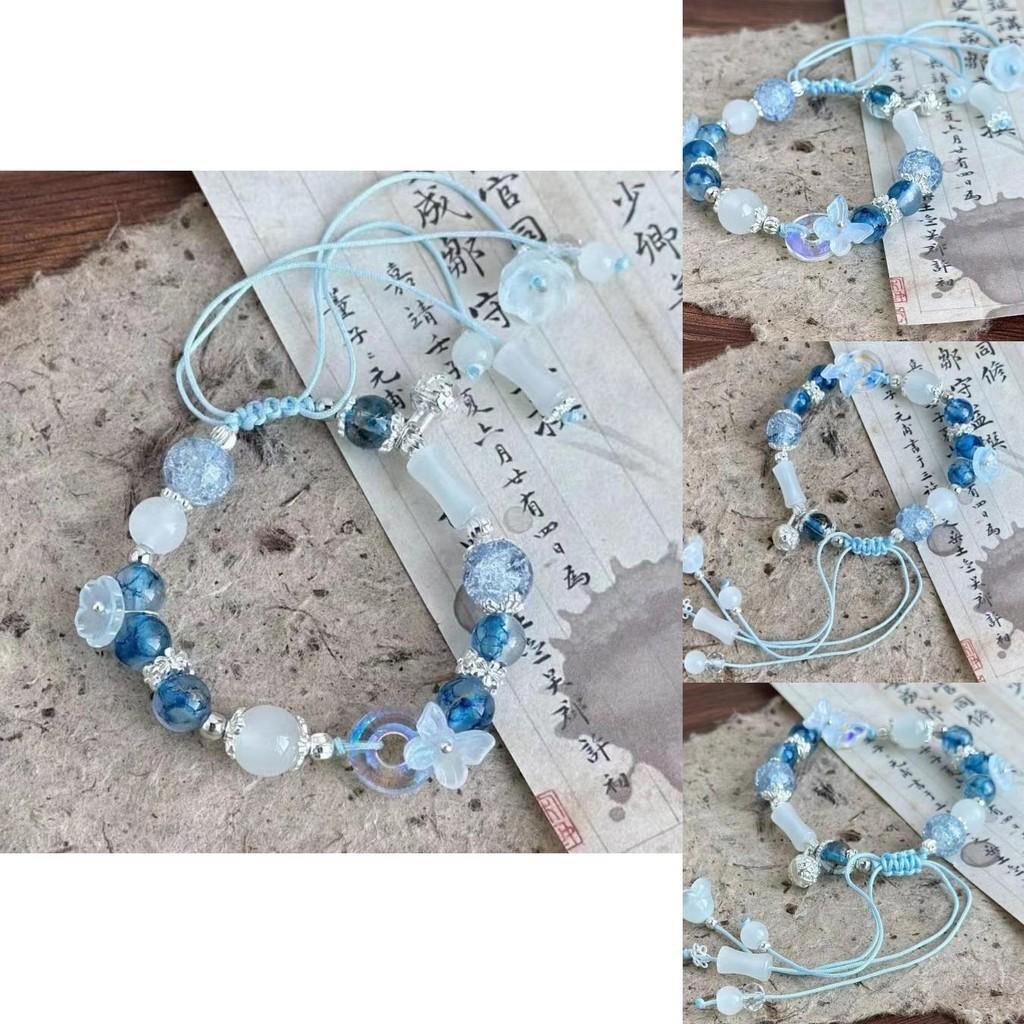 Exquisite Floral Beaded Bracelet For Women 2024 Chinese Style Adjustable