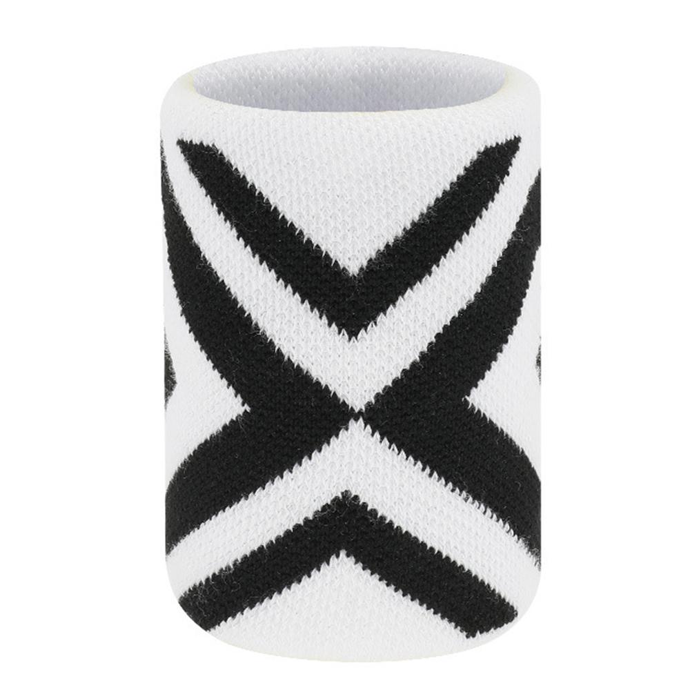 

1 шт. Спортивный напульсник Эластичный Впитывающий пот Бег Фитнес Баскетбол Защитная лента для запястья HW205 White Black