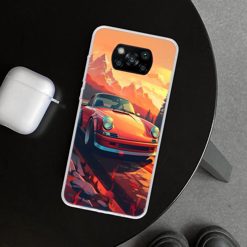 Classic Vintage Old Retro Car Phone Case Cover for Xiaomi Poco X6 X5 X7 Pro F7 Ultra Redmi 15C 15 13C 13 12C 12 10C 10 10A 9C 9A