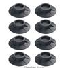 Set of 8 Laundry Machine Foot Protectors Washer Floor Guards Plastic Washer Grip Absorb Shock for Quiet Operation 3XUF